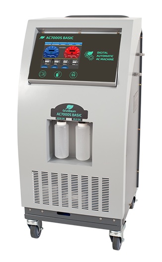 Установка для обслуживания кондиционеров GrunBaum AC7000S Basic, автомат, хладагент R134a
