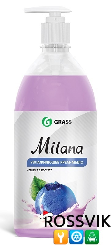 Жидкое крем-мыло Milana «Черника в йогурте», 1000мл от "Rossvik-SHOP"