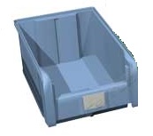 Ящик пластиковый объём 1л синий