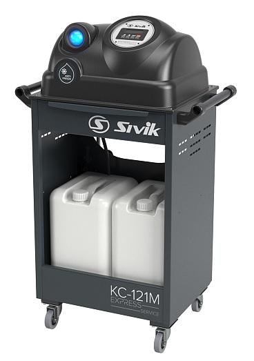 Установка SIVIK КС-121М для замены охлаждающей жидкости, очистки и диагностики системы охлаждения дв