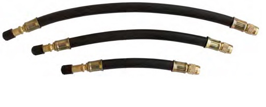 Удлинитель вентиля резиновый прямой EX-140R, 140 мм