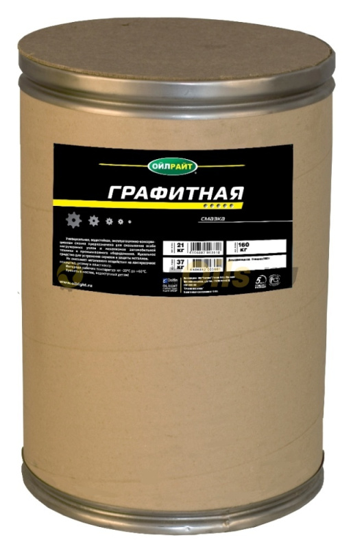 Смазка графитная OILRIGHT синт. банка, 21 кг