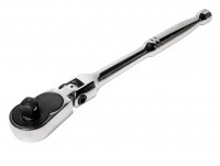 JTC-3014 Трещотка 1/2" 45-зубцовая на шарнире с фиксацией, с металлической рукояткой, длина 280мм 