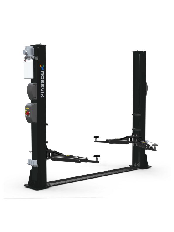 Автоподъемник двухстоечный ROSSVIK PRO V2-4.0, г/п 4,0 т, 380 В, нижняя синхронизация, серый
