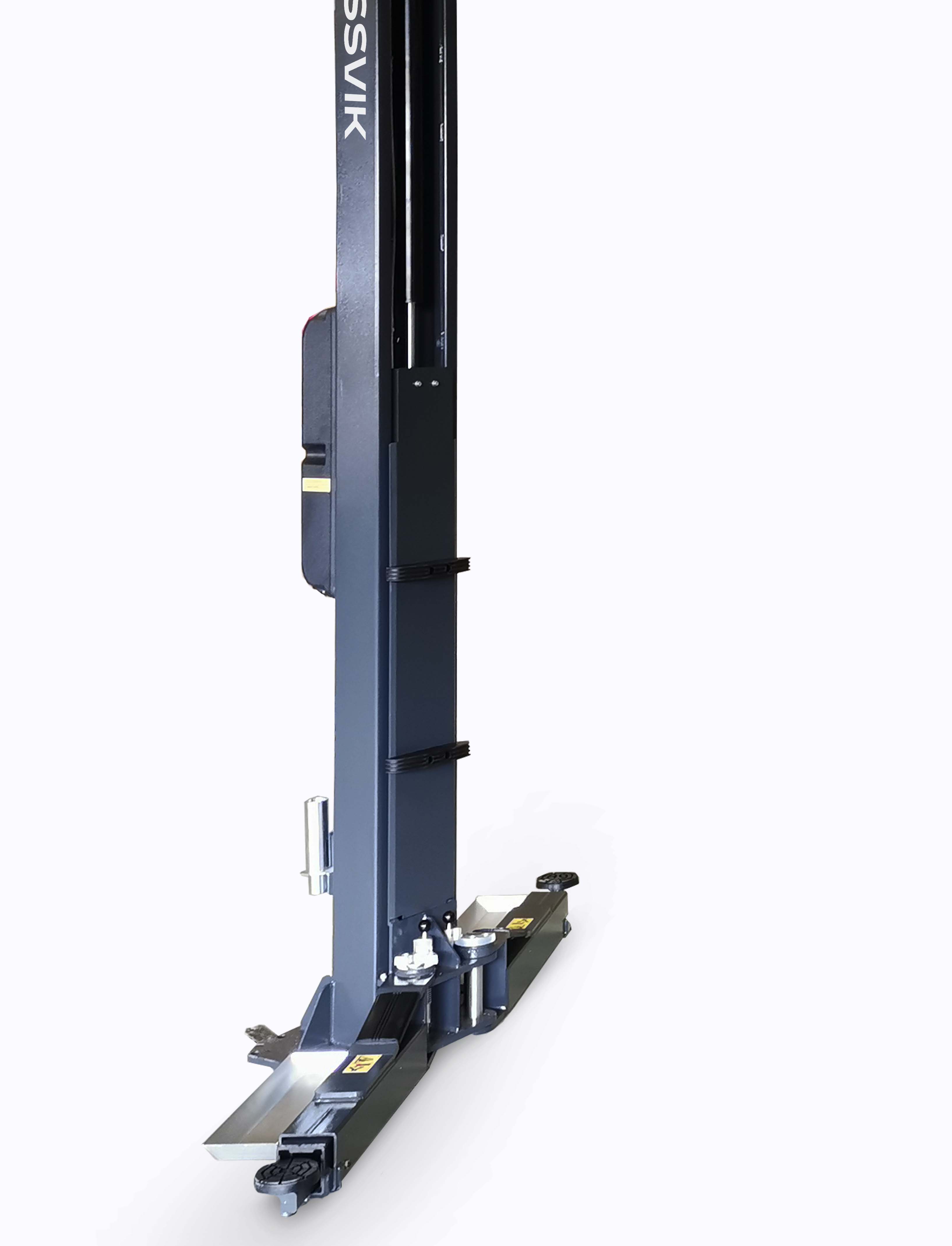 Автоподъемник двухстоечный ROSSVIK PRO V2-5.5L, г/п 5,5 т, 380 В, верхняя синхронизация, серый