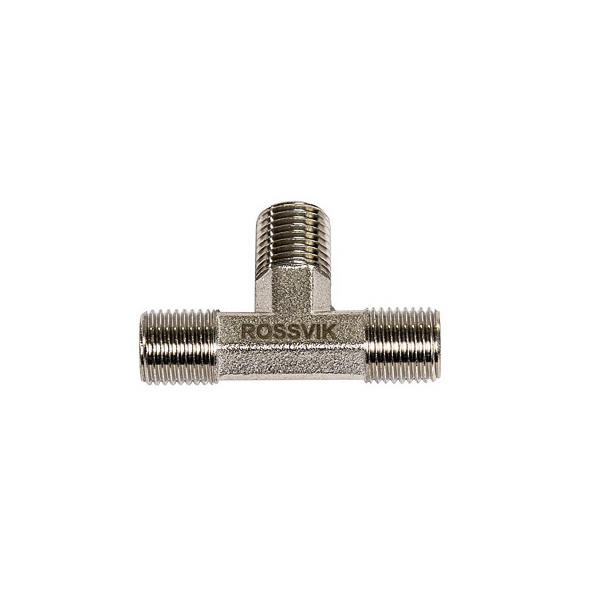 A137/2.R Тройник ROSSVIK Т-обр ММM 1/4"