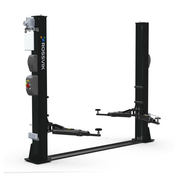 Автоподъемник двухстоечный ROSSVIK PRO V2-4.0, г/п 4,0 т, 380 В, нижняя синхронизация, серый