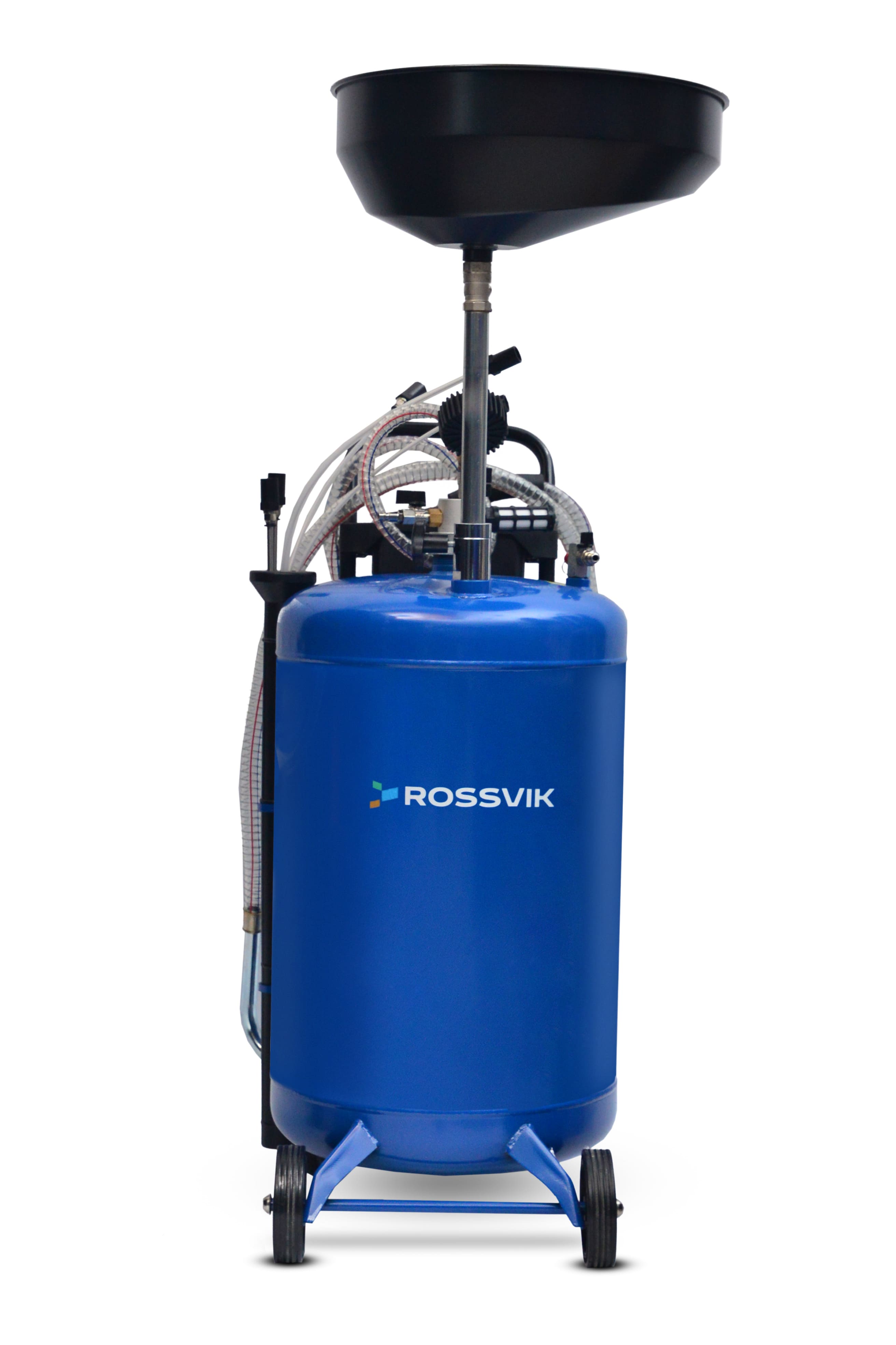 Установка маслосборная ROSSVIK V-2084, бак 65л, воронка, щупы