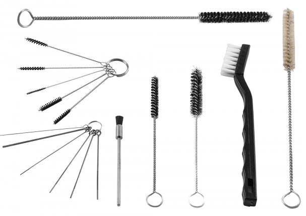 AS-0049 Комплект щеток для чистки "Краскопультов" мастер, 17 предметов