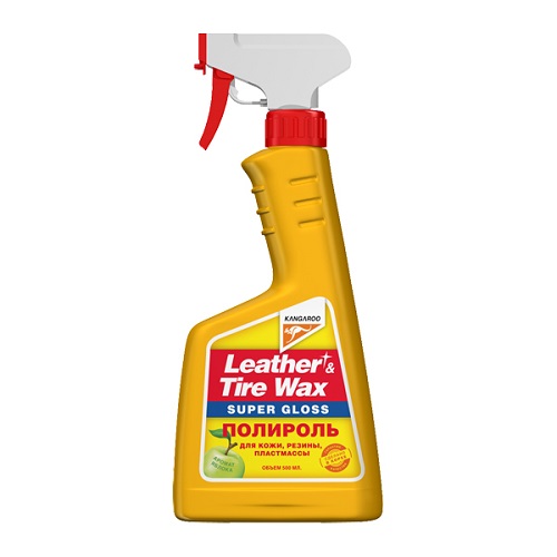 Полироль панели, Leather&Tire Wax (супер блеск)