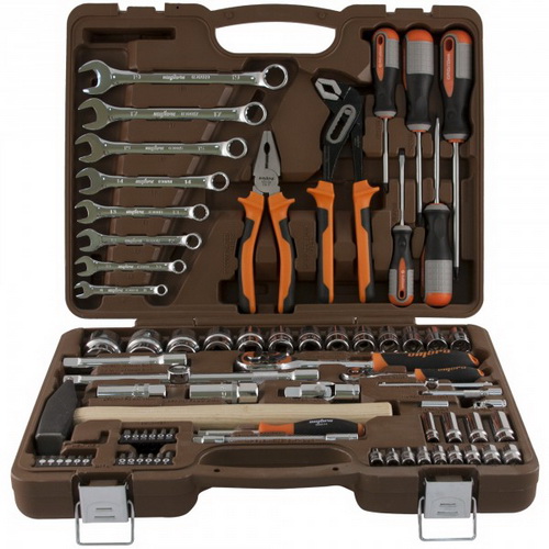 Набор инструментов универсальный Ombra OMT77S12, 77 предметов (1/4", 1/2" DR)