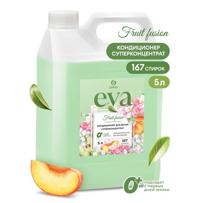 Кондиционер для белья"Eva fruit fusion" 5 литров