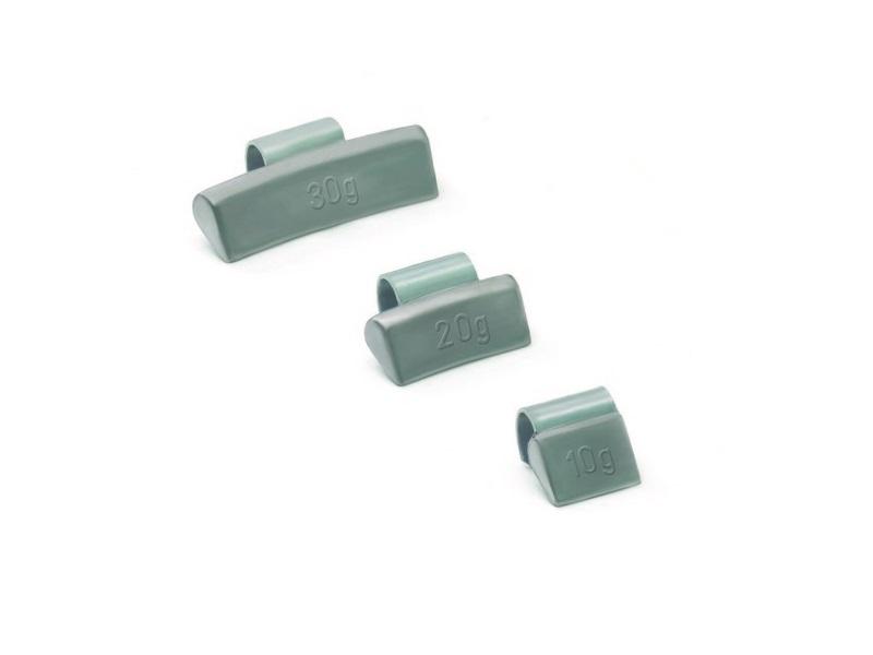 Груза свинцовые для литых дисков ALU 60 г, для легковых колес (50 шт./кор.) - 8 уп. в боксе