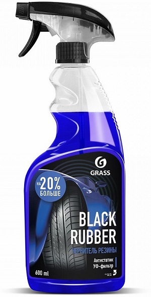 Полироль шин на водной основе GRASS "Black Rubber", 600гр