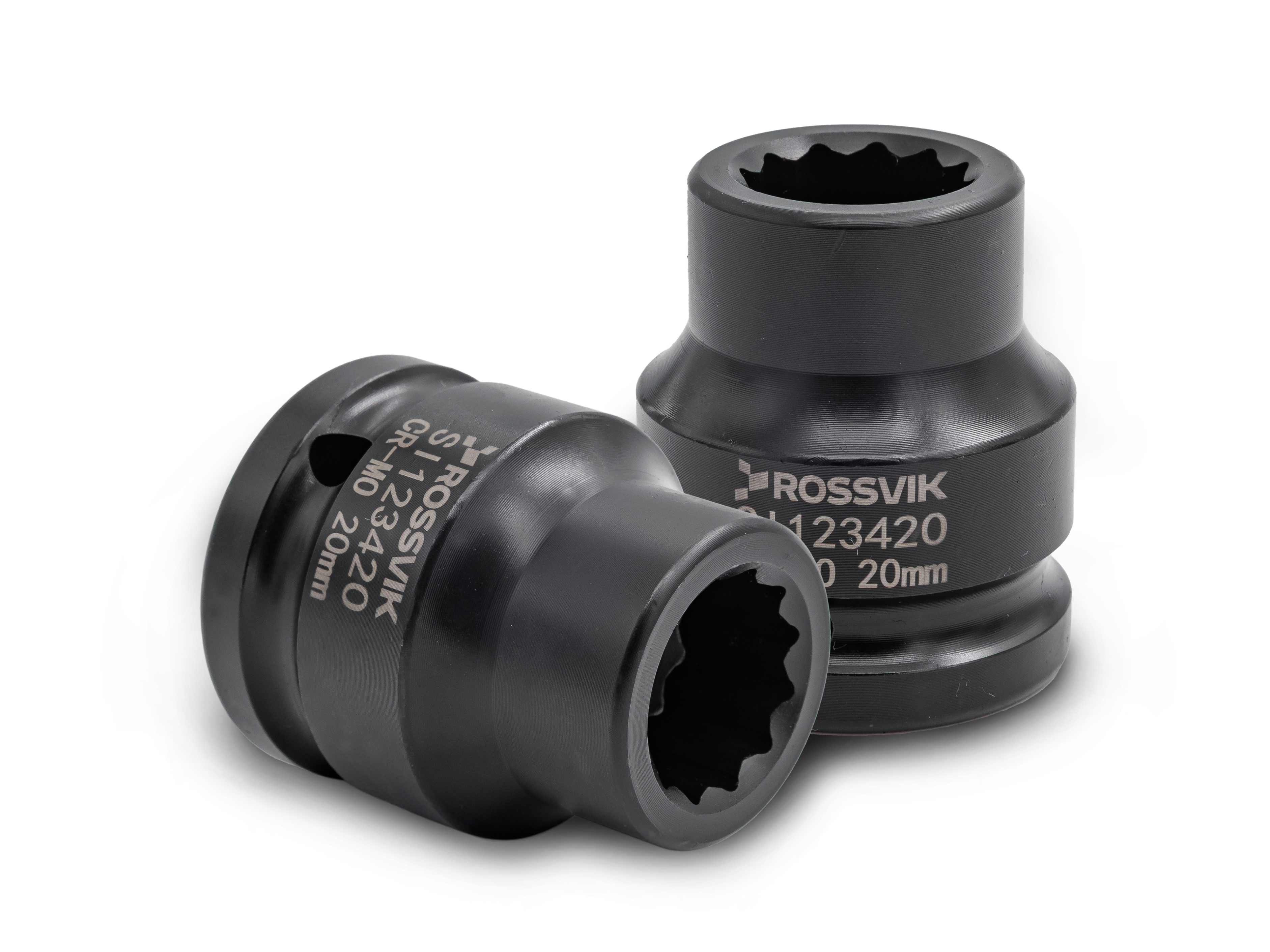SI123420 Головка торцевая ударная ROSSVIK 3/4", 20мм