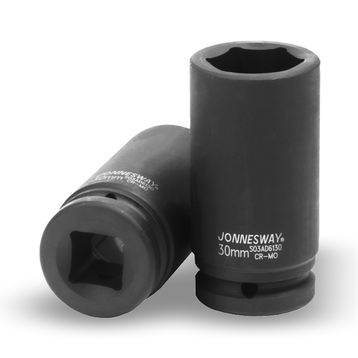 Головка торцевая ударная Jonnesway S03AD6130, 3/4", 30 мм, 6-гранная, глубокая