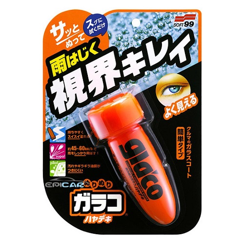Glaco Roll On - Водоотталкивающая полироль для стекла, 75мл