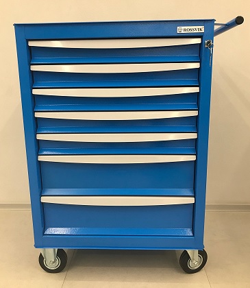 Инструментальная тележка ROSSVIK T07H с расширенным наполнением (289 предметов)