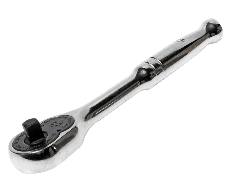 JTC-3602 Трещотка 1/4" 36-зубцовая с металлической рукояткой, длина 128мм 