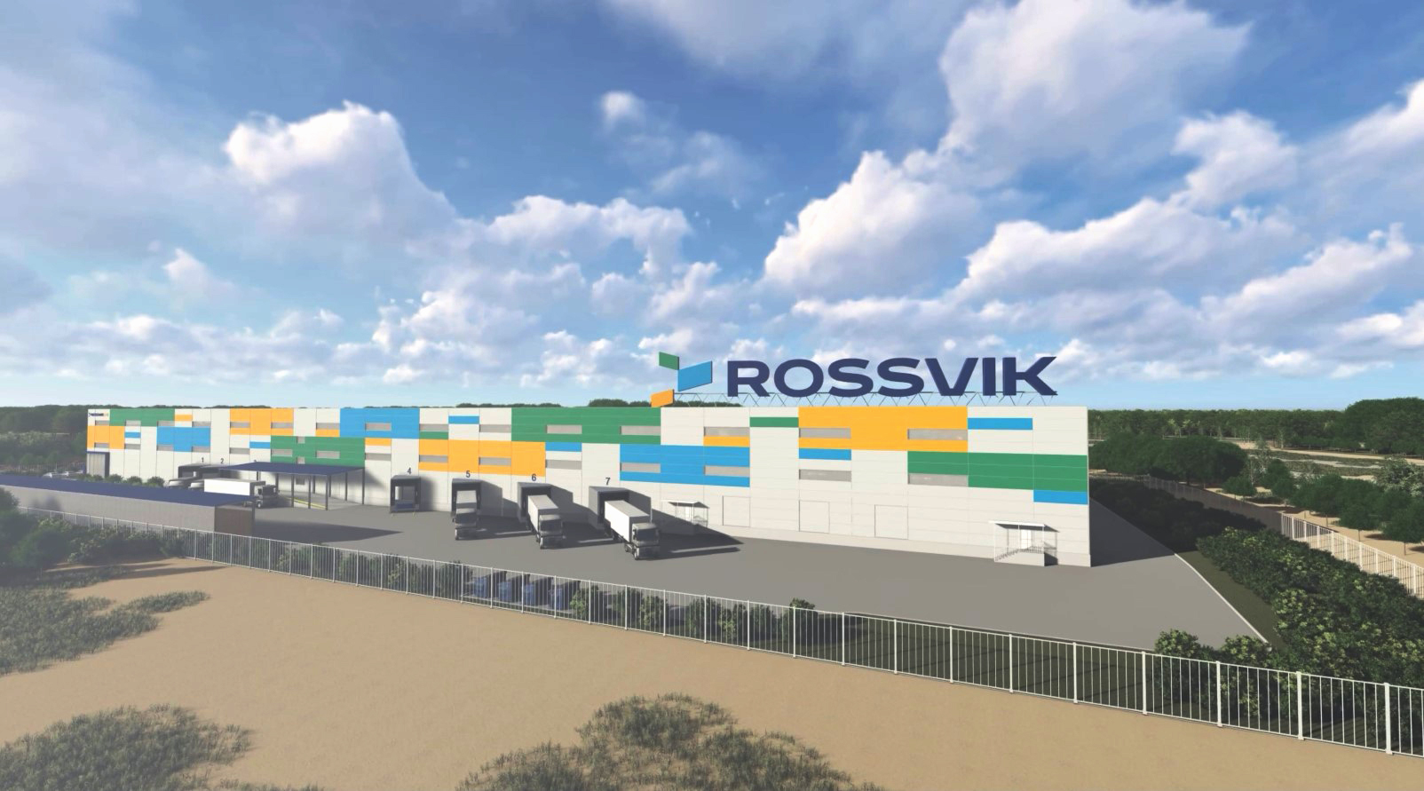 Строительство склада ROSSVIK в Екатеринбурге