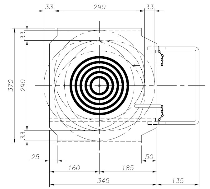 Поворотные круги OMA/Werther M9000482, высота 50 мм