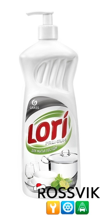 Средство для мытья посуды "LORI Premium" лайм и мята, 1л от "Rossvik-SHOP"