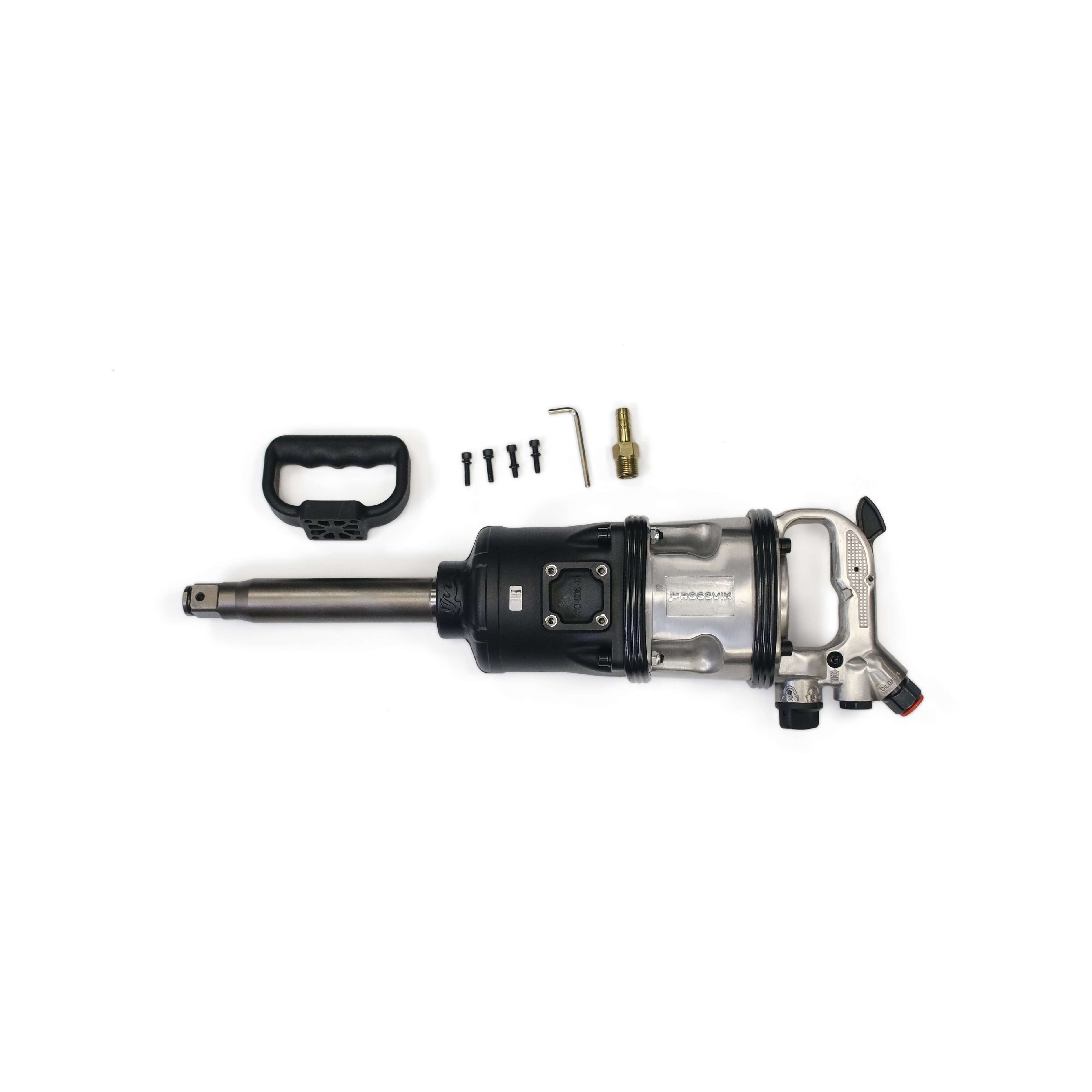 Гайковерт пневматический ROSSVIK RT-5880, 1", 4200 Нм, 3500 об/мин, 17,4 кг, длинный вал