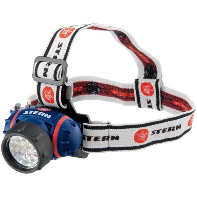 Фонарь наголовный, светодиодный. 4 режима, 14Led, 3хААА, Stern арт.90563
