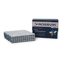 Груза клеевые (Fe) для легковых колес ROSSVIK, 12*5 г, тонкие, БЕЛАЯ эмаль, (50шт./кор.)